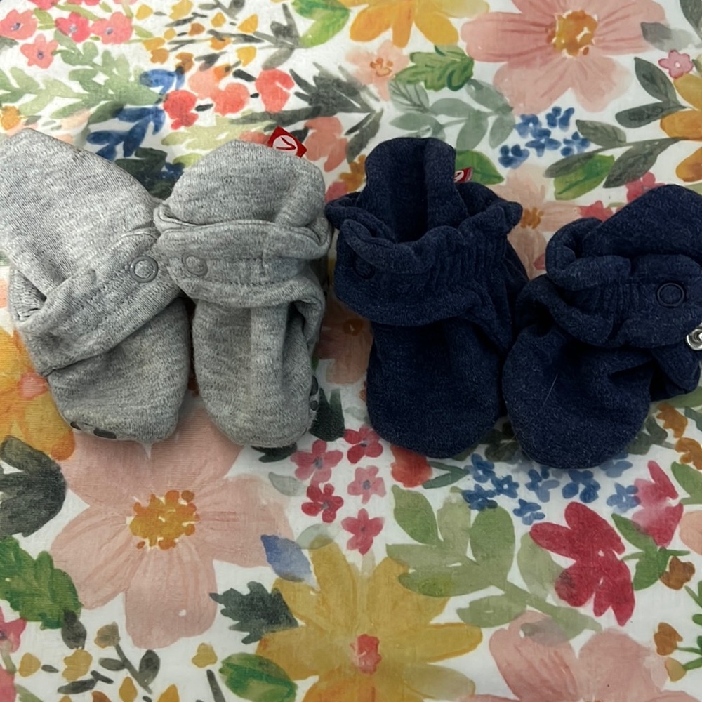 Newborn Zutano slippers